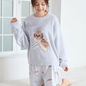 Gelato Pique Jaquard Pullover + Shorts Set